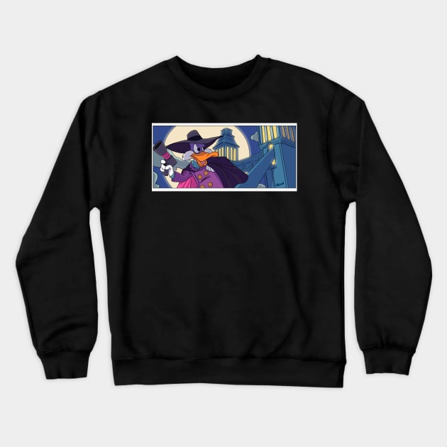 Darkwing Duck Crewneck Sweatshirt by AlanSchell76